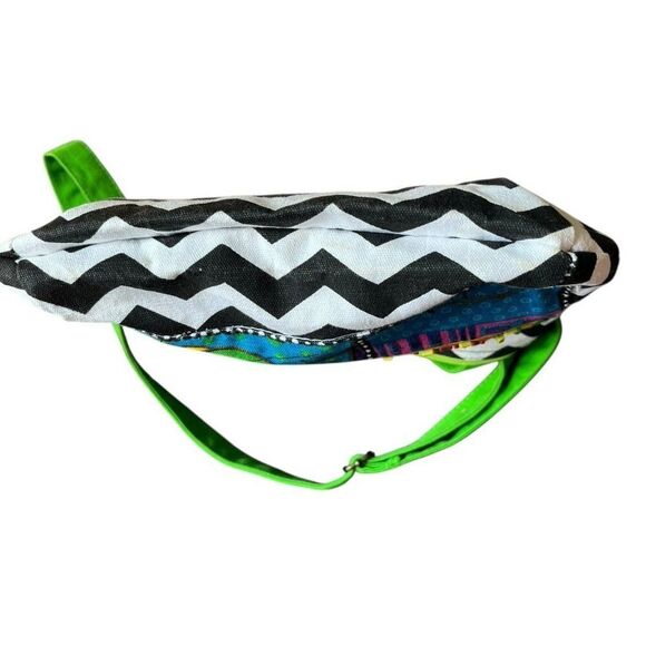 Laurel Burch Colorful Beaded Kitty Cat Crossbody Bag Zip Exterior Pockets - Picture 4 of 9